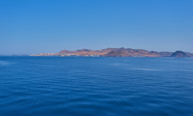 The Turkish coastline near Bodrum from the Kos ferry