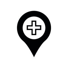 Map pin icon vector. Map marker vector
