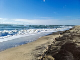 waves on the beach at Martha's Vineyard