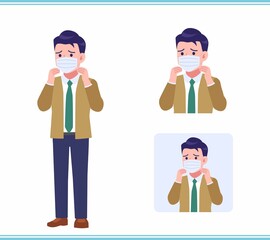 Young man with a tie