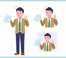 Young man with a tie