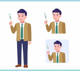 Young man with a tie