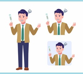 Young man with a tie