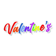 valentines sentences with various colors