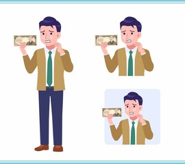 Young man with a tie