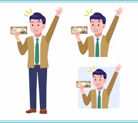 Young man with a tie