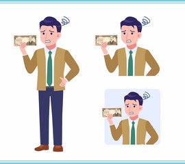 Young man with a tie