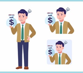 Young man with a tie