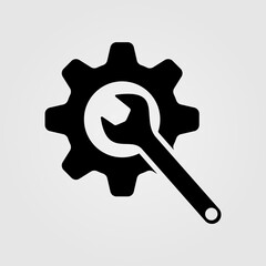 Settings icon. Maintenance icon. Repair, technical service symbol.