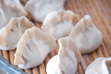 Raw dumplings