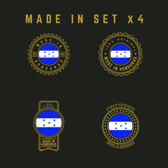 Naklejka premium MADE IN HONDURAS