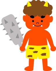 赤鬼のベクターイラスト素材