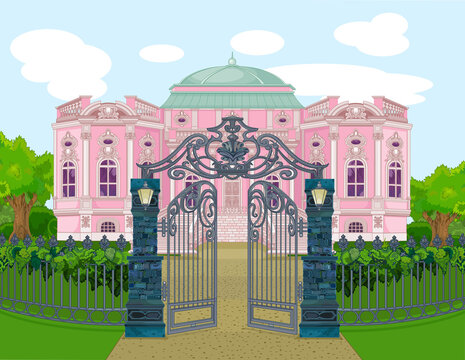 Romantic Palace with Gate