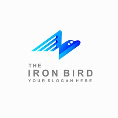 the iron bird logo, wings air logo