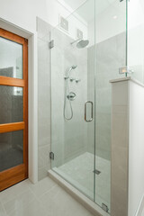 Glass Shower and Sauna