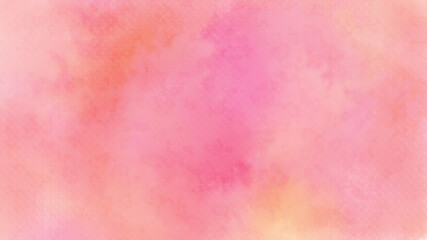 warm pink watercolor abstract background