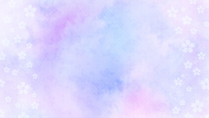 sakura cherry blossom watercolor abstract background