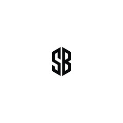 Minimal Letter SB Logo Design, Outstanding Professional Elegant Trendy Awesome Artistic  and Based Alphabet Iconic monogram Logo Design