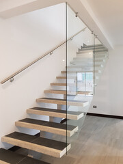 staircase in a modern house architecture building