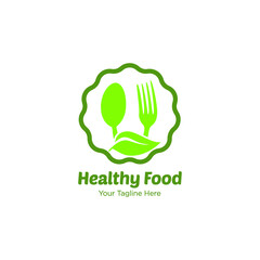 Healthy Food Logo Template