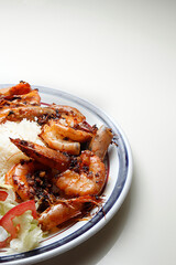 camarones al ajillo