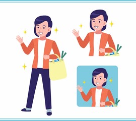 Young woman in a cardigan