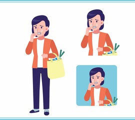 Young woman in a cardigan