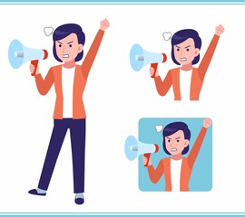 Young woman in a cardigan