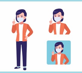 Young woman in a cardigan