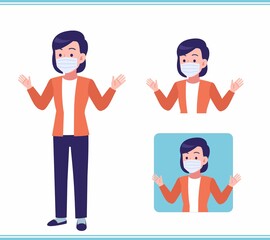 Young woman in a cardigan