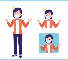 Young woman in a cardigan