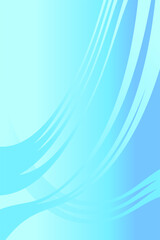 青と曲線の爽やかな背景(縦)