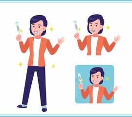 Young woman in a cardigan