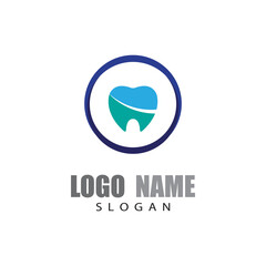 Obraz premium Dental logo Template vector illustration icon design