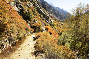 path in the mountains