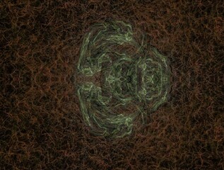 Imaginatory fractal background Image