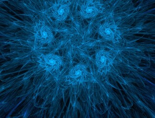 Imaginatory fractal background Image