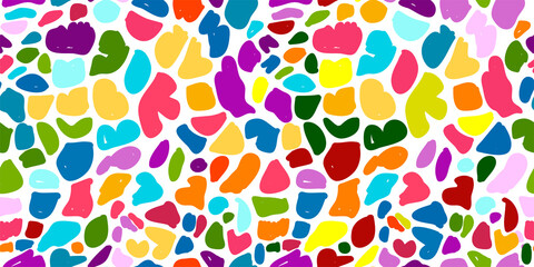 Animal print colorful, seamless pattern for your design
