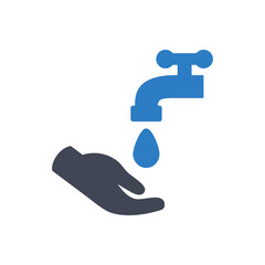Water faucet icon