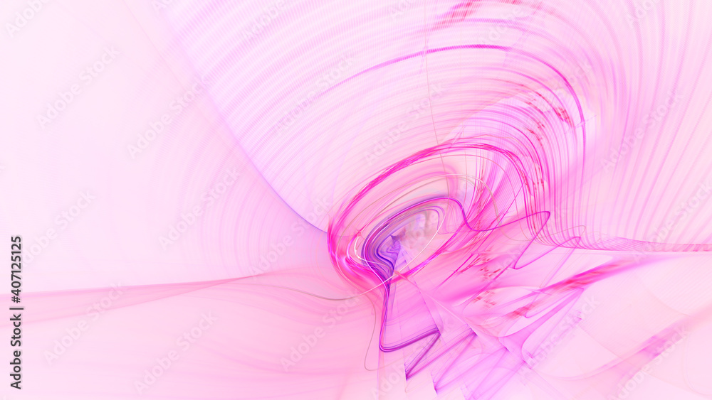 Poster abstract digital technology background. dynamic lines composition. detailed generative fractal graph