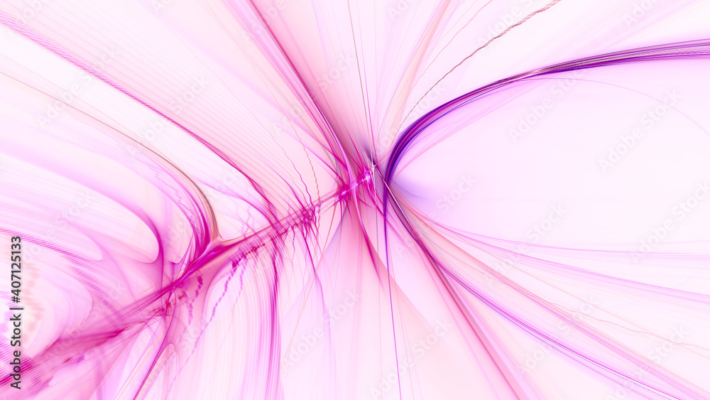 Poster abstract digital technology background. dynamic lines composition. detailed generative fractal graph