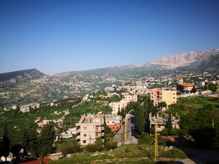 Fototapeta premium view from mountains 