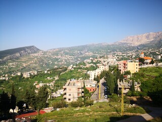 Fototapeta premium view from mountains 