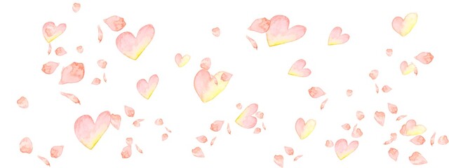 ハート　幸せ　花びら　背景　バレンタインデー　愛　母の日　桜　ひな祭り　告白