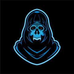 Grim reaper illustration
