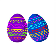 Easter Egg Icon, Paschal Egg Icon, Decorated Easter Gift