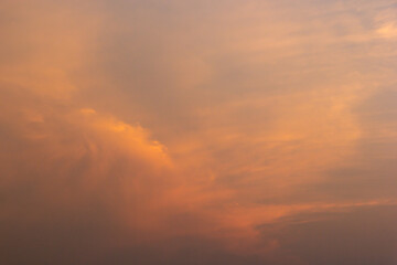 Naklejka na ściany i meble Clound and sky beautiful at evening time