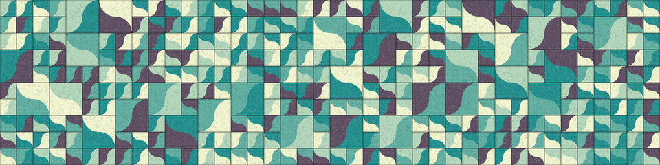Abstract Geometric Pattern generative computational art illustration