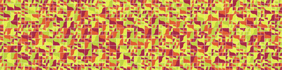 Abstract Geometric Pattern generative computational art illustration