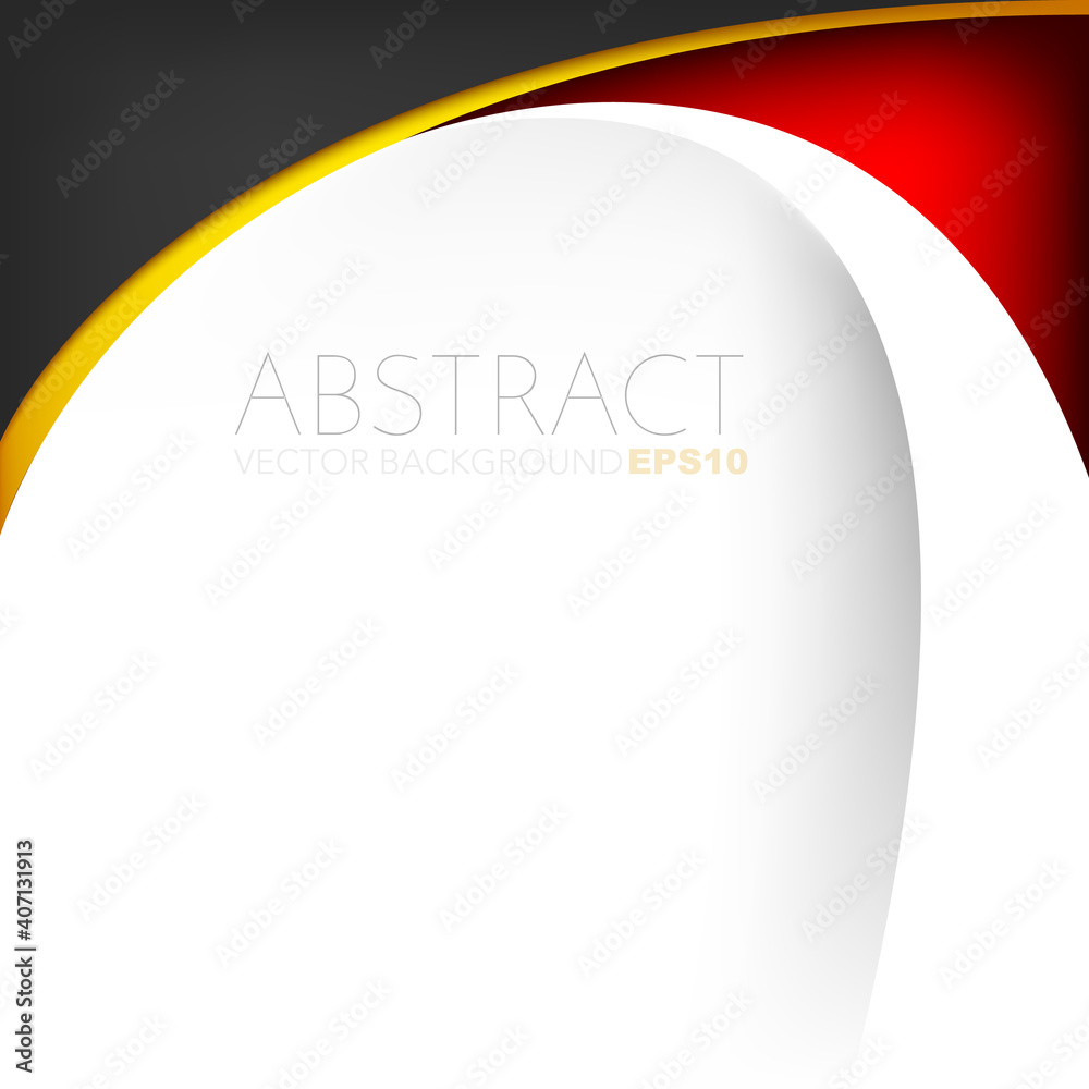 Poster red curve line vector background with spaces for design